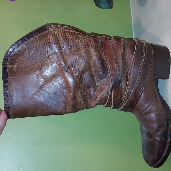 Freebird drove brown distressed boots size 7 - Picture 3 of 16